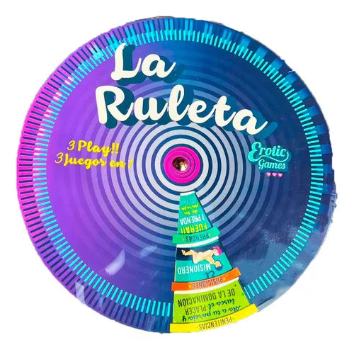 Juego De Mesa - Ruleta Erótica, a fun and sensual adult board game perfect for spicing up couples' date nights and adding excitement to intimate gatherings