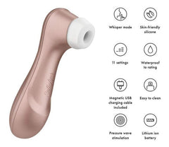 Satisfyer Pro 2+ Rechargeable Waterproof Stimulator