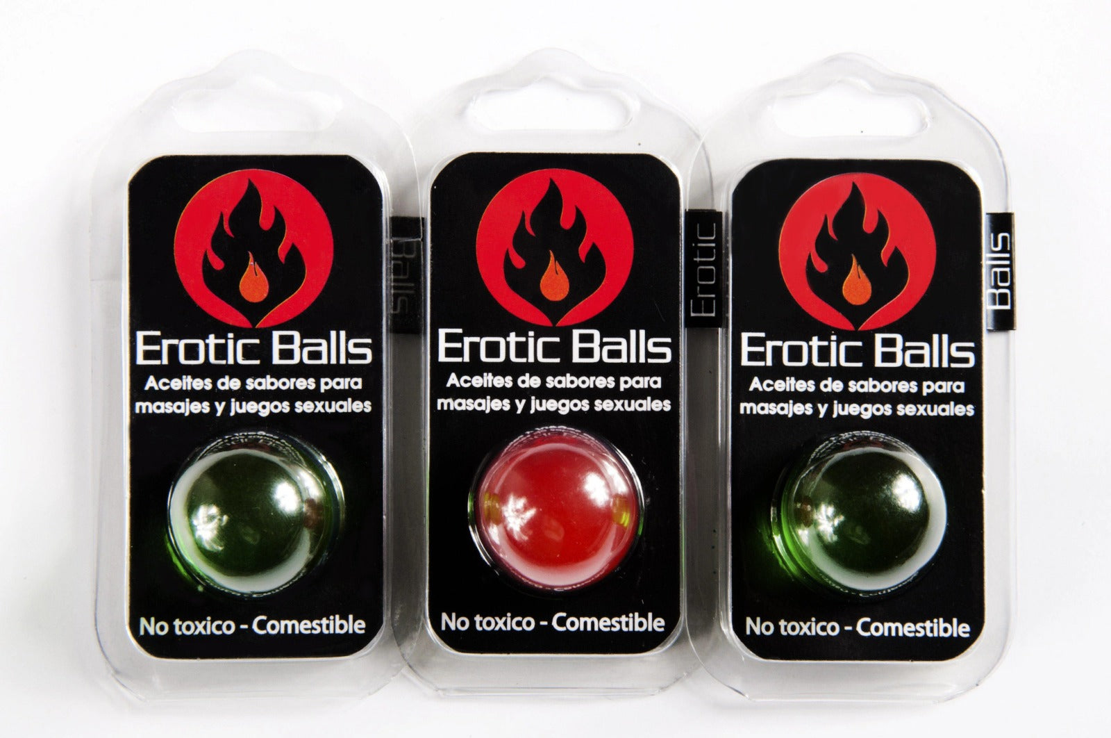 Three pearl-colored erotic balls designed for intimate pleasure and stimulation