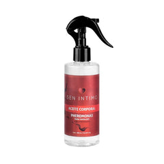 Aromatherapy oil with pheromones in a 240 ml bottle for relaxation and attraction