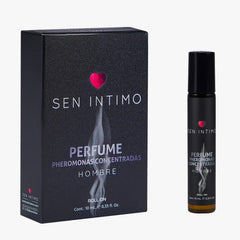 A 10 ml roll-on perfume for men infused with pheromones
