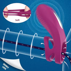 Anillo vibrador Nicholas control remoto, juguete sexual para parejas, estimulador del clítoris y el pene con control inalámbrico