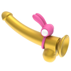Anillo vibrador recargable con múltiples modos de vibración y silicona suave