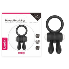 Anillo vibrador Power Clit Rabbit con estimulador de clítoris y vibración