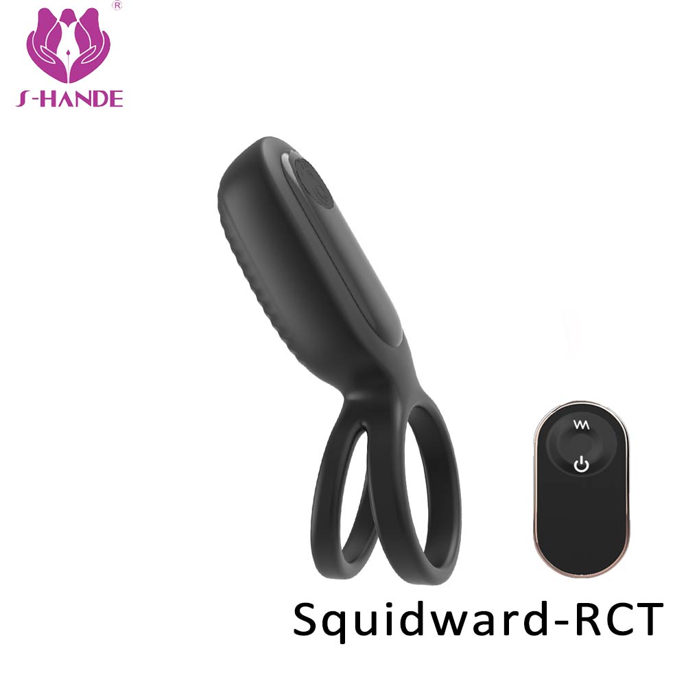 Anillo vibrador Squidward control remoto con diseño ergonómico y múltiples modos de vibración