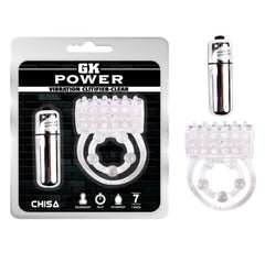 Anillo vibrador Clitifier Clear designed to enhance clitoral stimulation during intercourse