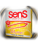 Three-pack of Sens Mythe condoms, a premium and reliable protection