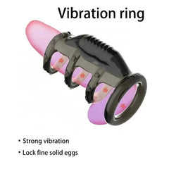 A close-up image of the Anillo Vibrador Tobiah, a discreet and powerful vibrating ring for enhanced pleasure during intimate moments