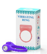 Anillo vibrador Gaspar in pink color with textured surface for extra stimulation