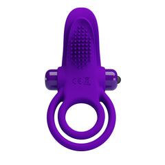 Anillo vibrador de silicona suave para estimulación adicional