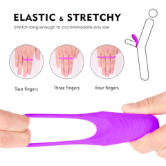 Close-up of Himan RCT vibrating ring with textured surface and stretchy material