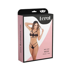 Beautiful and elegant Conjunto Camelia Lerot featuring a floral design and luxurious fabric