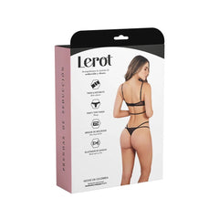 Beautiful and elegant Conjunto Camelia Lerot featuring a floral design and intricate lace detailing for a sophisticated and stylish look