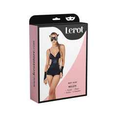 Sleek and stylish Catwoman costume with belt and cat ears headband