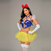 Snow White product featuring a white, fluffy snow-like texture ideal for winter decor