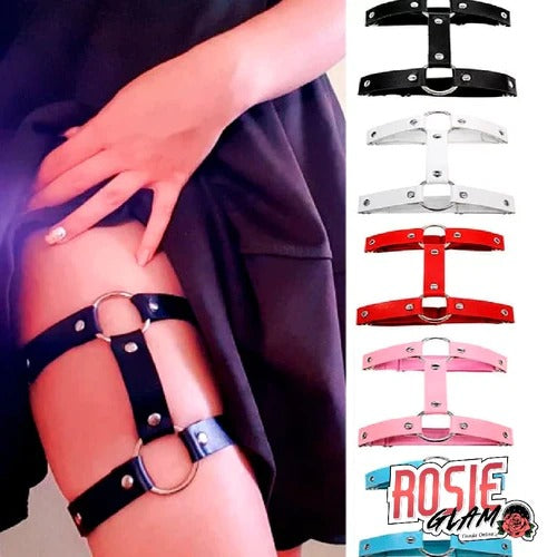 Black lace garter belt with simple design, perfect for adding a touch of elegance to any outfit