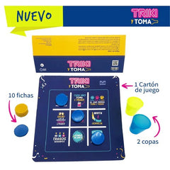 Colorful and engaging Juego Triki y Toma board game set for family fun and entertainment
