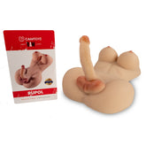 Raw Torso Transexual Rupol silicone chest plate with realistic skin texture