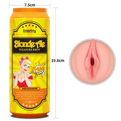 Bebida refrescante Vagina Blonde Ale Pleasure Brew con aroma a frutas tropicales