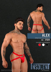 Boxer Alex wearing red gloves and black shorts, ready for a fight