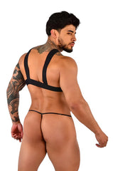 A side view of Boxer Matt with a focus on the padded knuckle area and adjustable strap for a secure fit