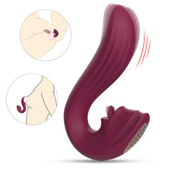 Vibrador Velvet Kiss Punto G y Clítoris con diseño ergonómico y textura suave