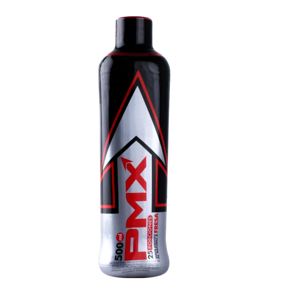 Potenciador PMX 500 ml bottle with blue label and white cap