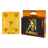 Potenciador Sexual X-Bull X 5 Pills packaging with ingredients and instructions