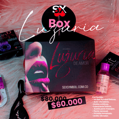Box Lujuria SexSymbol, a luxurious and sensual sexual wellness product
