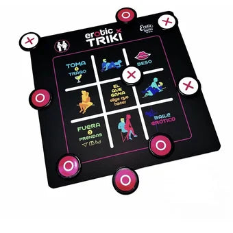 Colorful and fun Juego De Mesa Triki Heterosexual board game for all ages