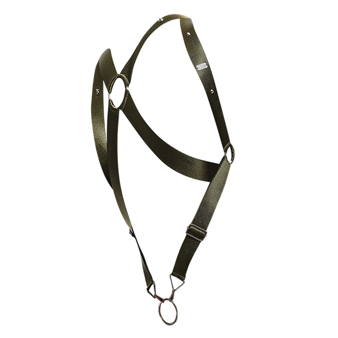 MaleBasics DMBL05 DNGEON Crossback Harness Color Cherry main image 1