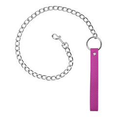 Beautiful purple cherry domination collar with intricate design and durable materials