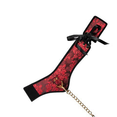 Handcrafted BDSM collar with Condesa design and adjustable straps