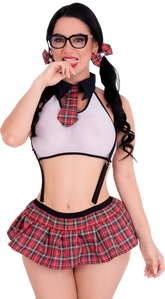 Group of diverse high school students studying in classroom setting