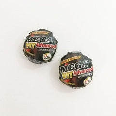 Three tablets of Mega Vit Advanced, a powerful and effective multivitamin supplement