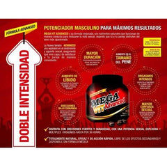 Three tablets of Mega Vit Advanced, a powerful daily supplement for optimal health and wellness