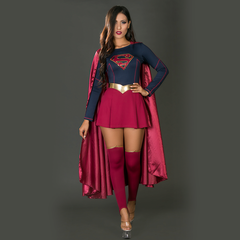 Alt text: A powerful and vibrant image of the SUPERGIRL product, featuring a bold and dynamic design with a striking color palette and empowering graphics