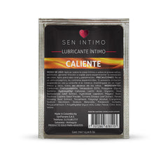 Lubricante íntimo sabor caramelo de 7 ml, producto para mejorar la intimidad y disfrutar de experiencias placenteras