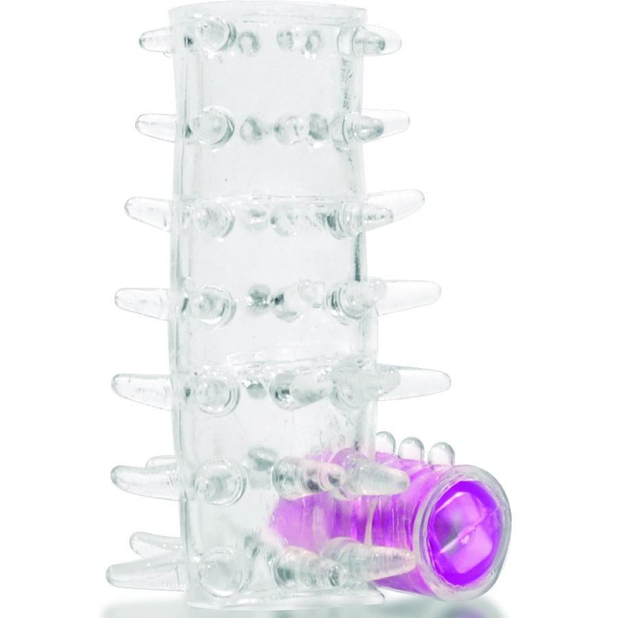 Vibrating sleeve for men with powerful stimulation and textured design