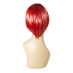 PELUCA NICOL CORTA ROJA: Vibrant red, short-length wig made of high-quality synthetic fibers for a realistic look and feel
