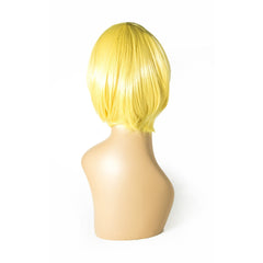 PELUCA NICOL CORTA RUBIA - Foto de peluca rubia corta de alta calidad, ideal para un look fresco y juvenil