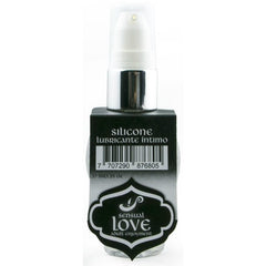 Intimate silicone-based lubricant in a sensual 37ml bottle for enhanced love making experience