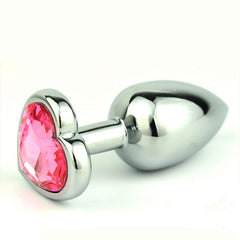 Black heart-shaped anal plug, part of the Joya Corazon product line, for intimate pleasure and exploration