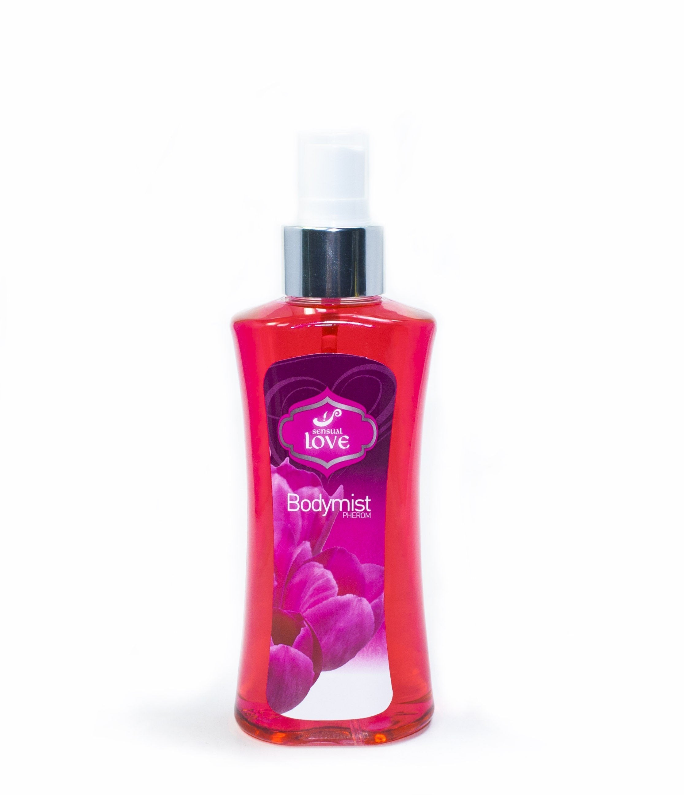 A 180ml bottle of SPLASH PHEROMONAS ATTRACT x 180 ml ROJA, a pheromone-based product designed to attract