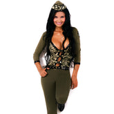 Sexy and stylish female RESERVISTA SEXY costume for Halloween party