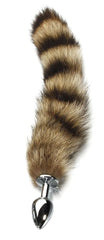 Stainless Steel Fox Tail Anal Plug for Unique and Sensual Play