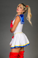 Sailor Moon manga book with colorful illustrations and characters