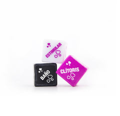 Three sets of erotic dice with fun and playful penitence tasks
