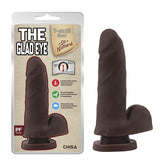 Dildo The Glad Eye Brown: Realistic and lifelike brown dildo for intimate pleasure and satisfaction