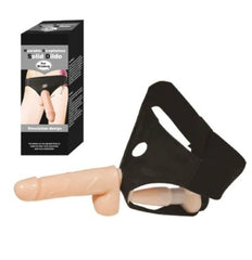 Black Arnes Doble Solid with strong and durable double straps for secure pet restraint